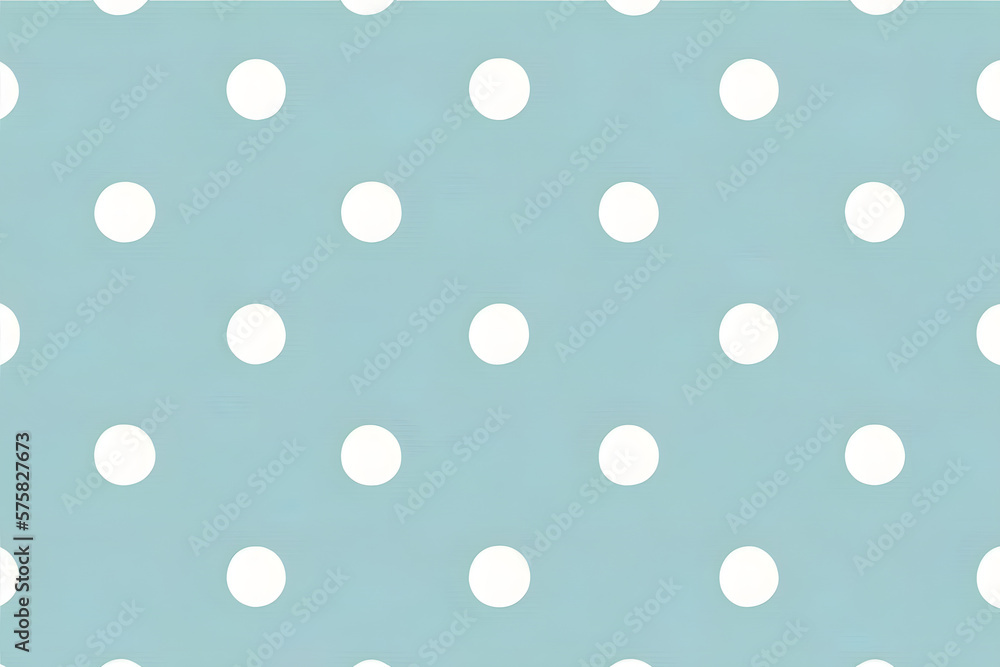 Baby blue pastel polka dot seamless pattern for fabric, wallpaper, texture, background, scrapbook, baby shower, nursery