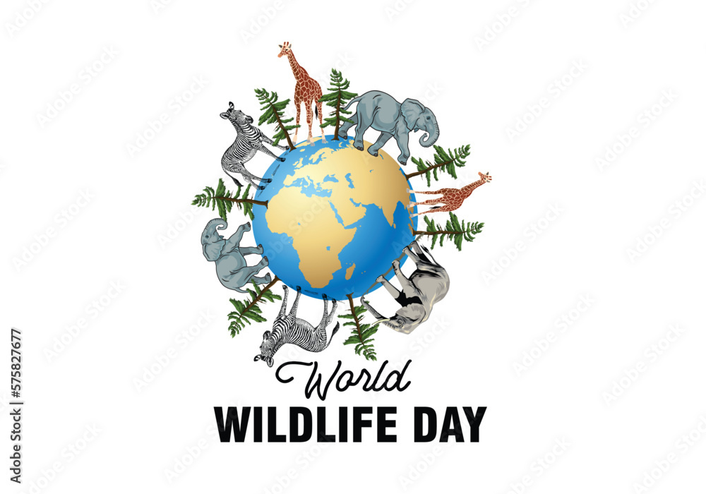 Symbol design for March 3 International Wildlife Day