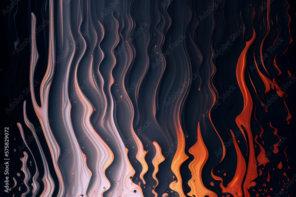 fire flames background - AI generative fire flames background - AI generative