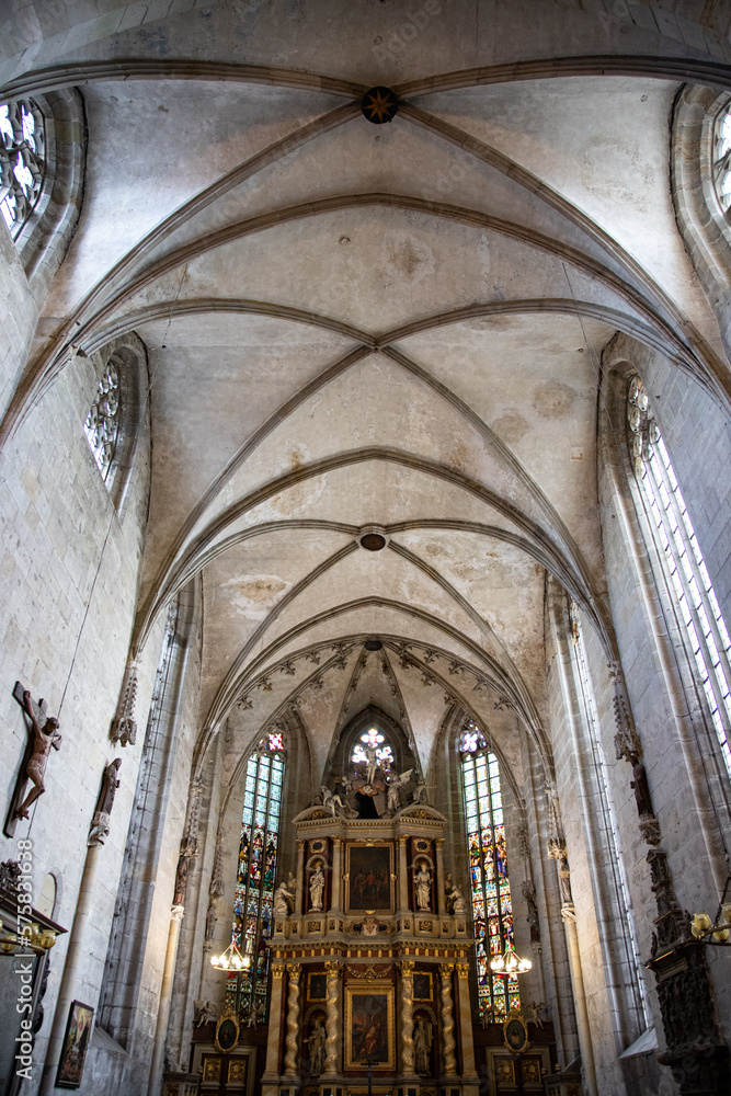 Nave of a gothic church