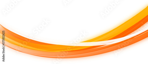 abstract glowing orange neon lines