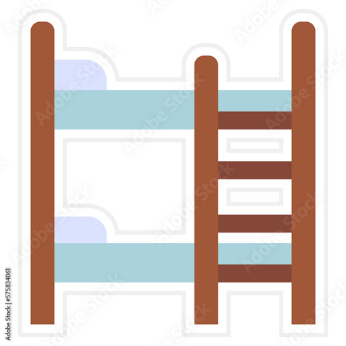 Bunk Bed Sticker Icon