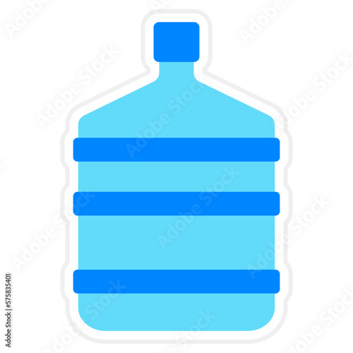 Water Gallon Sticker Icon