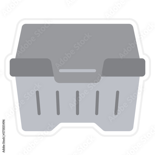 Styrofoam Sticker Icon