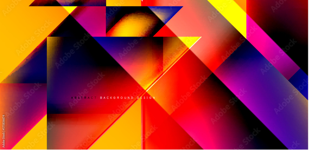 Dynamic triangle design with fluid gradient colors abstract background Dynamic triangle design with fluid gradient colors abstract background