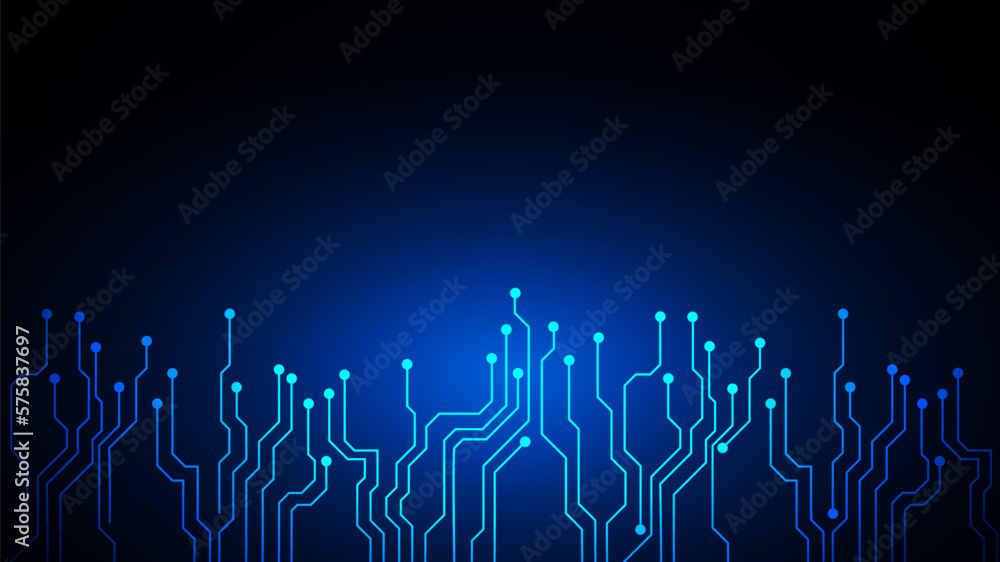 technology background with hi-tech digital data technology background with hi-tech digital data