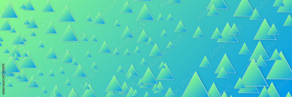 Visual Blue and Green Vector Banner with Subtle Patterns Visual Blue and Green Vector Banner with Subtle Patterns
