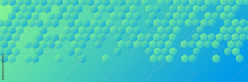 Corporate Blue and Green Banner with Simple Design Corporate Blue and Green Banner with Simple Design