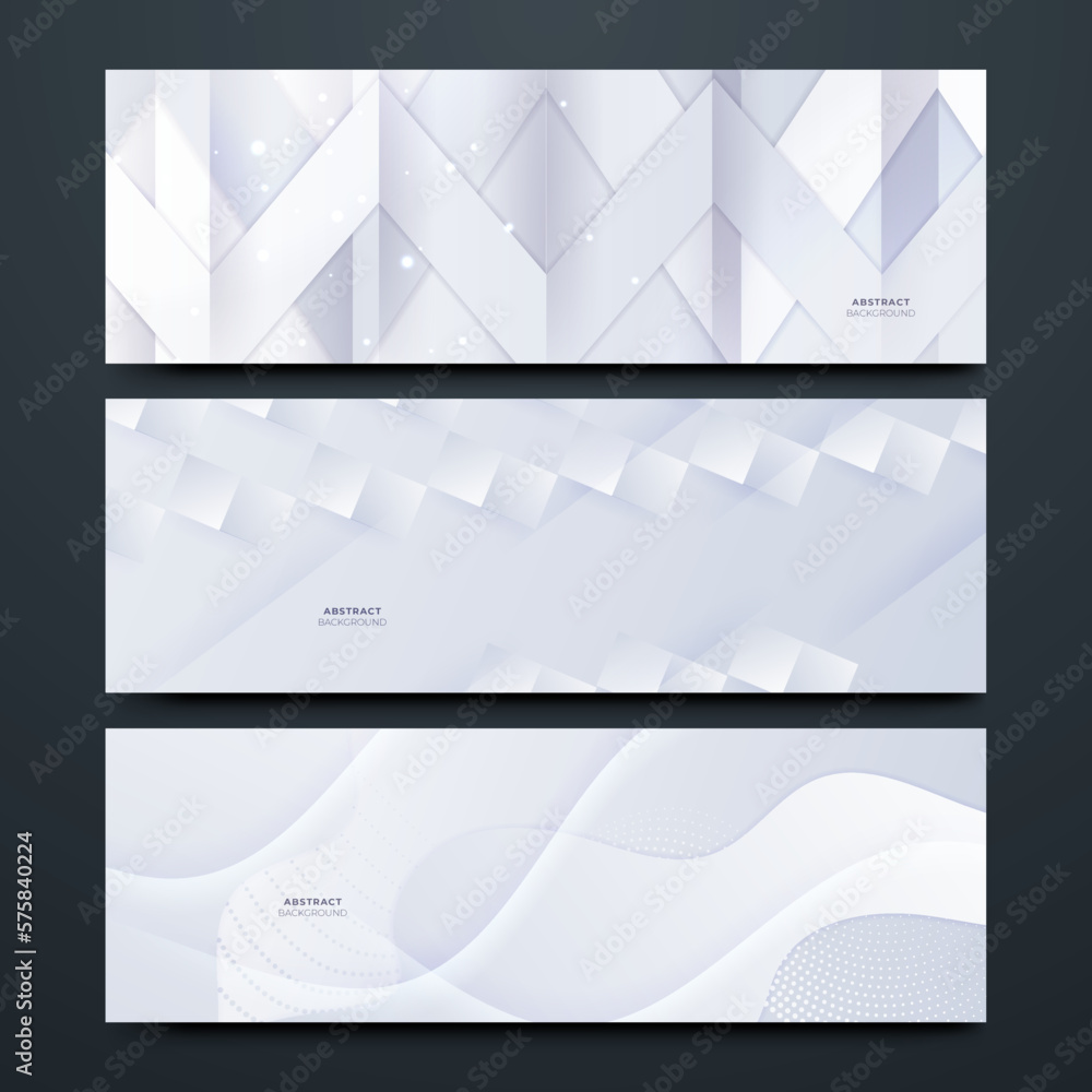 Clean and Minimalistic White Banner Clean and Minimalistic White Banner