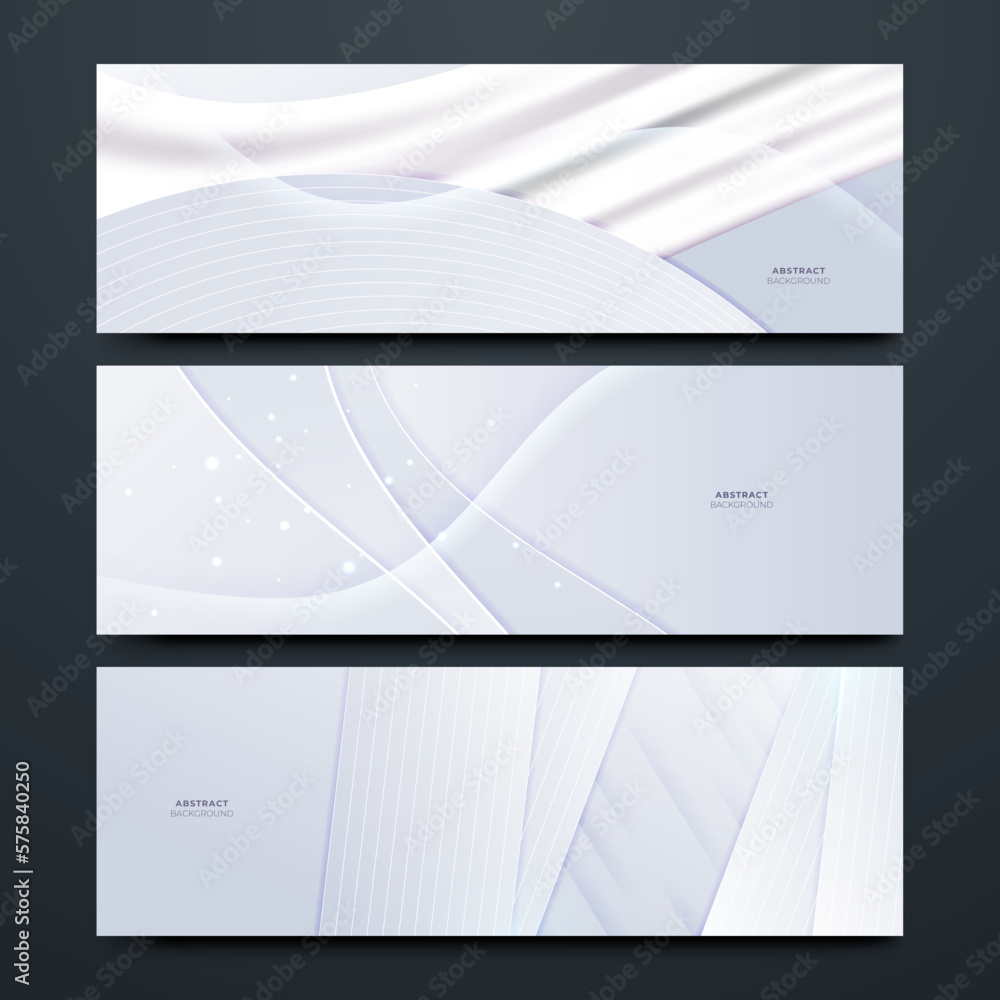 Digital White Banner for Web and Graphic Design Digital White Banner for Web and Graphic Design