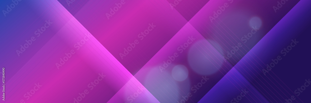 Contemporary Abstract Banner with Dynamic Blue and Purple Shapes Contemporary Abstract Banner with Dynamic Blue and Purple Shapes