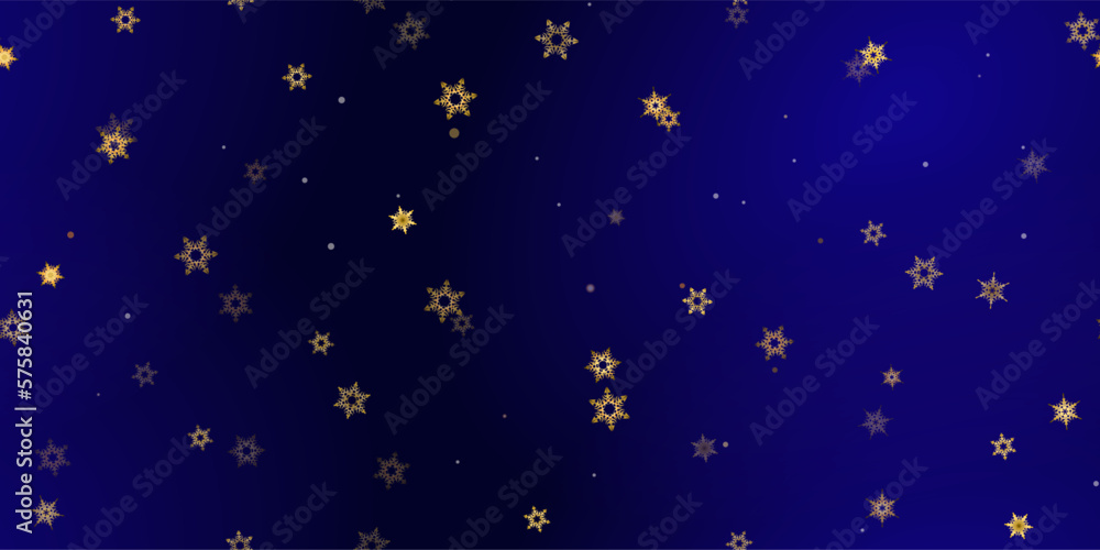 Gold snowflakes holiday seamless pattern. Gold snowflakes holiday seamless pattern.