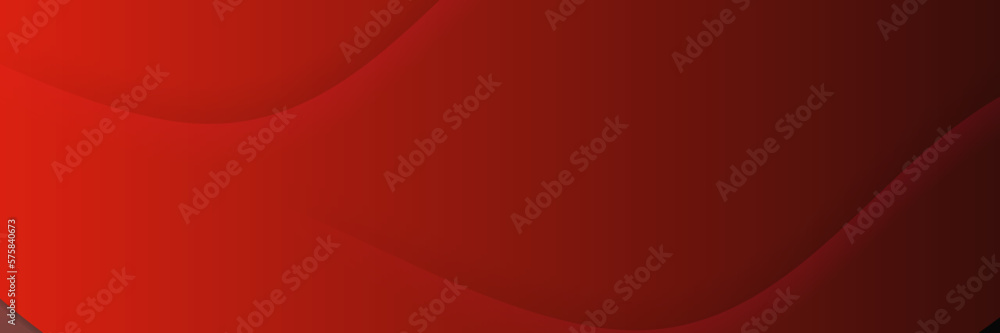 Dark Black and Red Background with Space for Copy