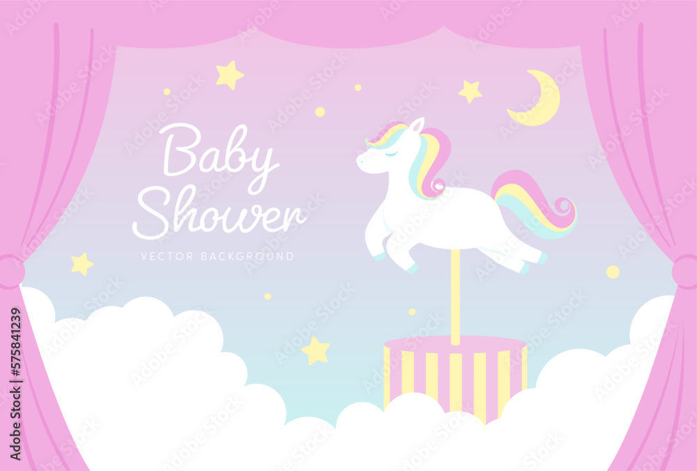 vector background with a merry-go-round in the sky for banners, baby shower cards, flyers, social media wallpapers, etc. vector background with a merry-go-round in the sky for banners, baby shower cards, flyers, social media wallpapers, etc.