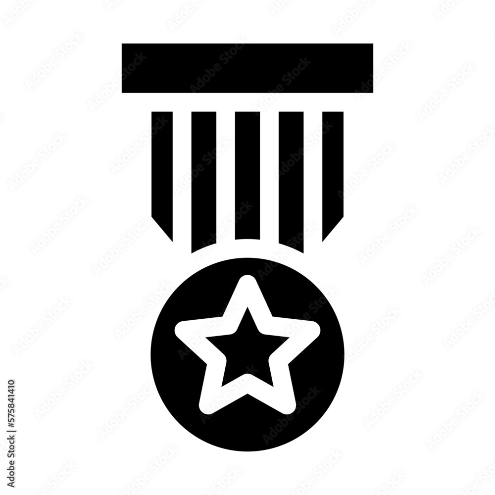 medal icon or logo isolated sign symbol vector illustration - high quality black style vector icons medal icon or logo isolated sign symbol vector illustration - high quality black style vector icons