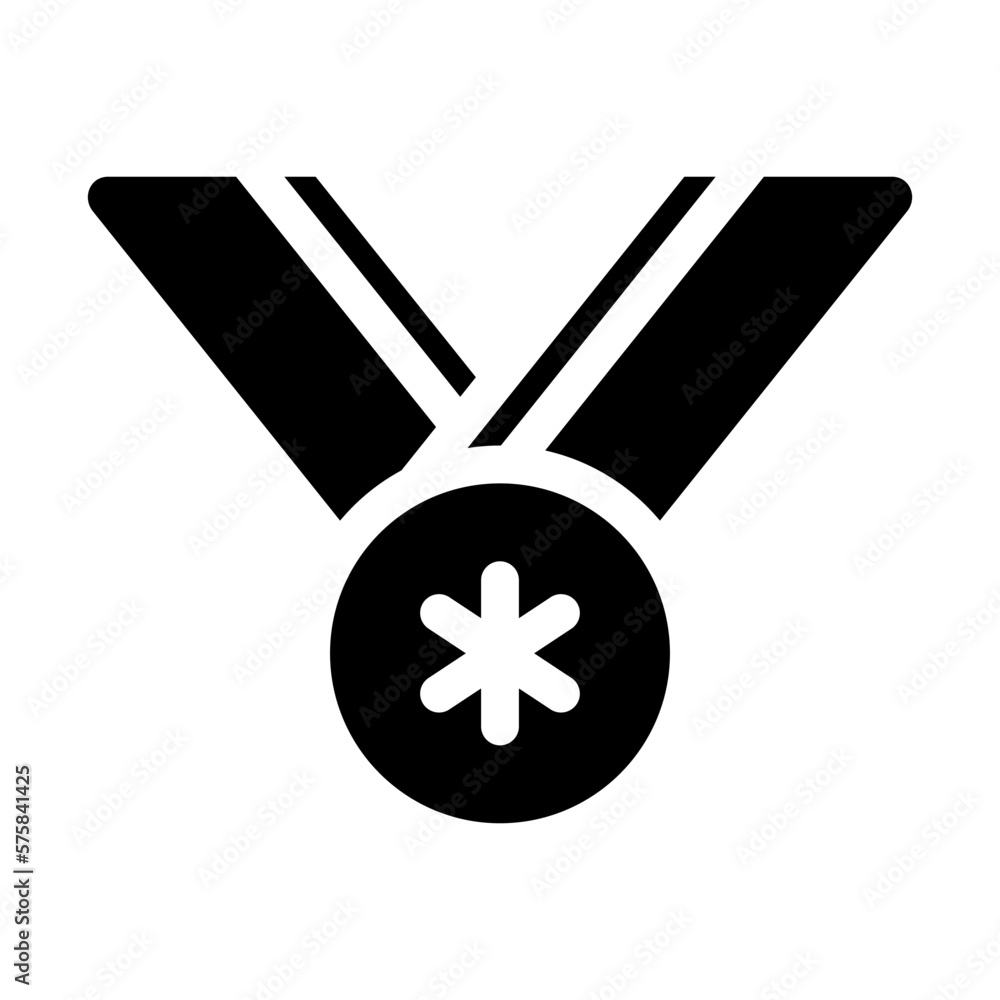 medal icon or logo isolated sign symbol vector illustration - high quality black style vector icons medal icon or logo isolated sign symbol vector illustration - high quality black style vector icons