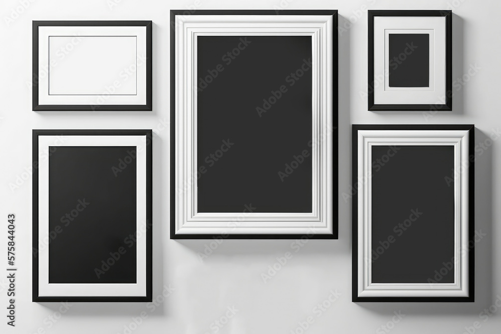 Photo Frame Gallery Wall Mockup Photo Frame Gallery Wall Mockup