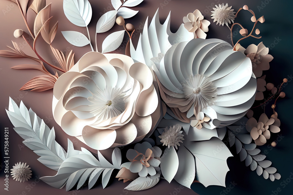 3d render, digital illustration. Generative Ai 3d render, digital illustration. Generative Ai