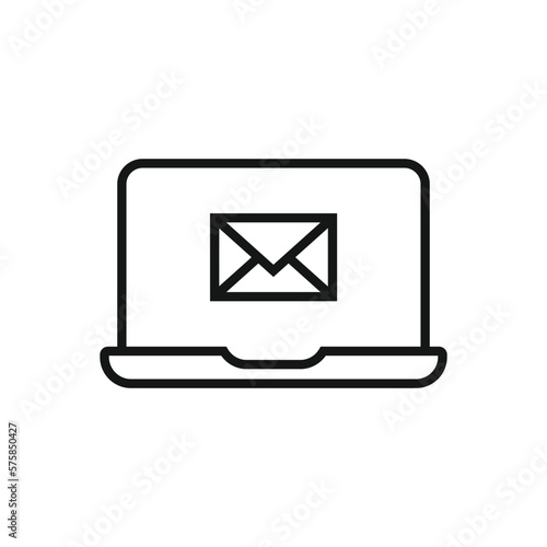 Editable Icon of Message,  Vector illustration isolated on white background. using for Presentation, website or mobile app