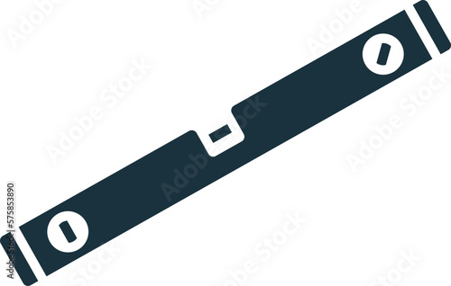Building level icon. Monochrome simple sign from construction instruments collection. Building level icon for logo, templates, web design and infographics.