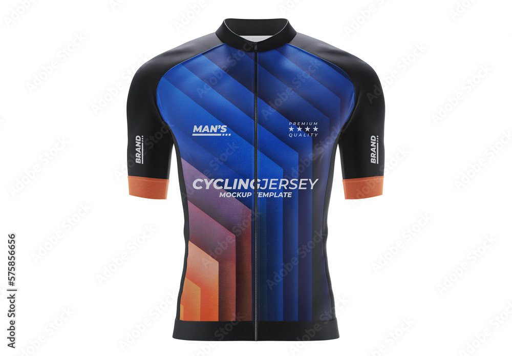 Cycling Jersey Mockup Template Stock Template Adobe Stock