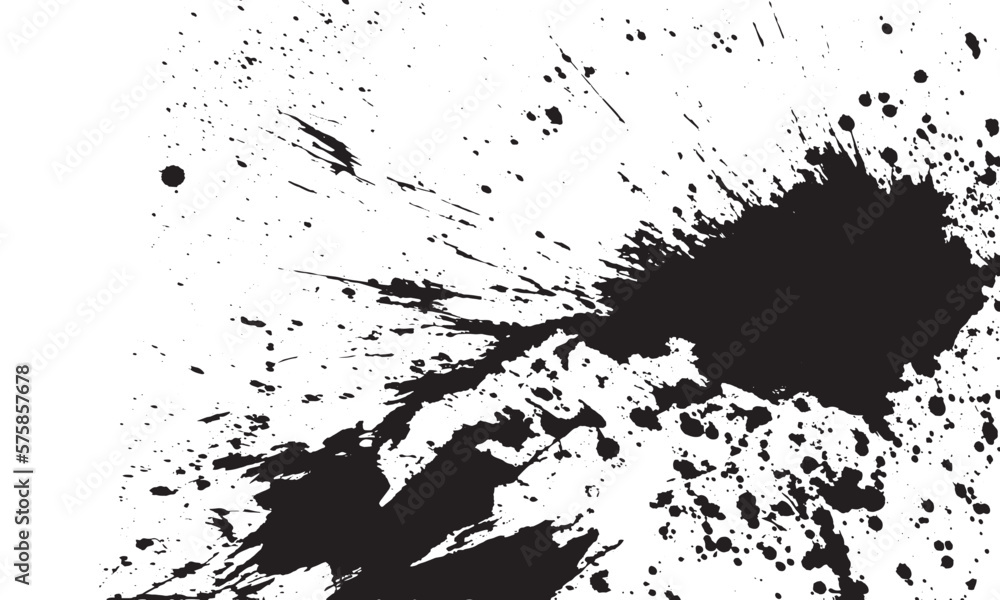 Abstract ink Black Splash Background black watercolor splash isolated on white background Abstract ink Black Splash Background black watercolor splash isolated on white background