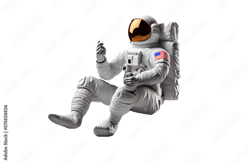 Astronaut spaceman illustration space station in outer space. Astronauts wear full spacesuits for space operations. Generative AI.
Astronaut spaceman illustration space station in outer space. Astronauts wear full spacesuits for space operations. Generative AI.