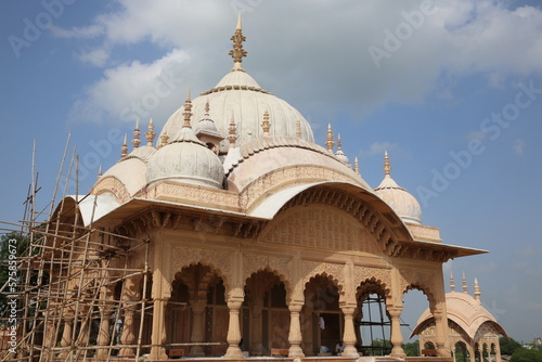 Kusum Sarovar, a historical sandstone monument between Govardhan and Radha Kund in Mathura district of Uttar Pradesh, India.