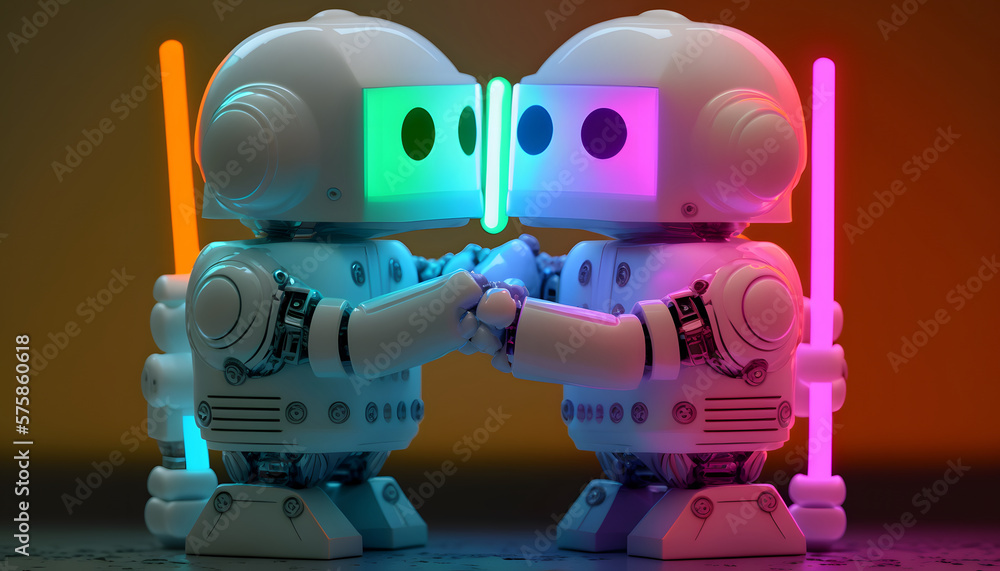 Naklejka premium romantic kiss of homosexual couple, sculpture, love concept, 3d rendering, gay love, lesbians, self love