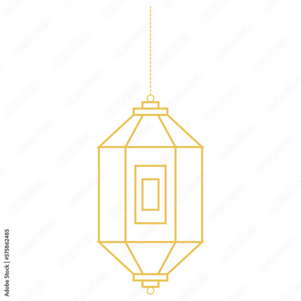 Islamic Lanttern Outline Islamic Lanttern Outline