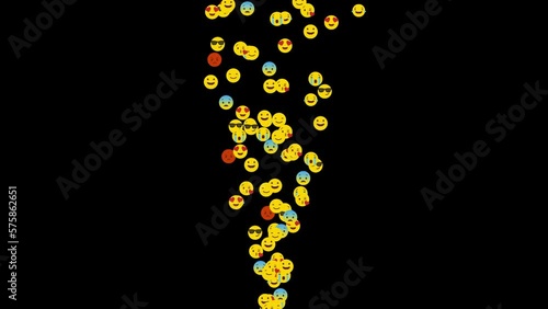 Background with Social Media Icons