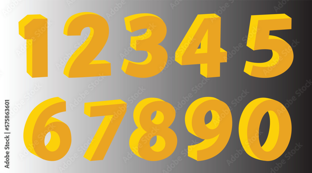 Numbers Font, Number, Numeral vector Numbers Font, Number, Numeral vector