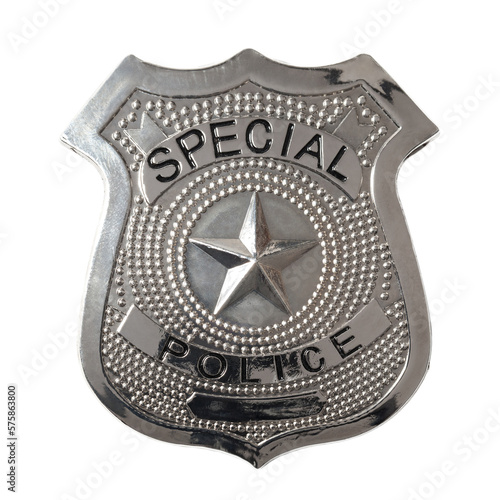 Police Badge Isolated