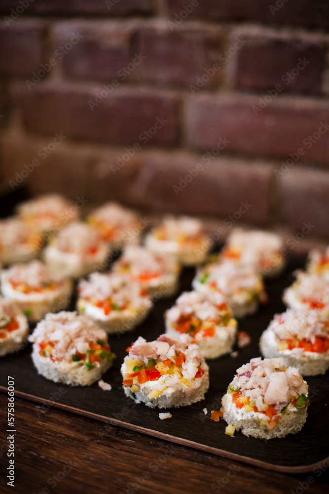 Appetizers at a party