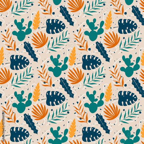 tropical seamless pattern