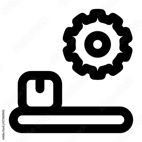 manufacturing line icon