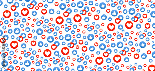 Social Network as Icons Abstract Conceptual Illustration Isolated on White Background. Design elements for web, app, analytics, promotion, marketing, SMM, CEO, business. Vector illustration