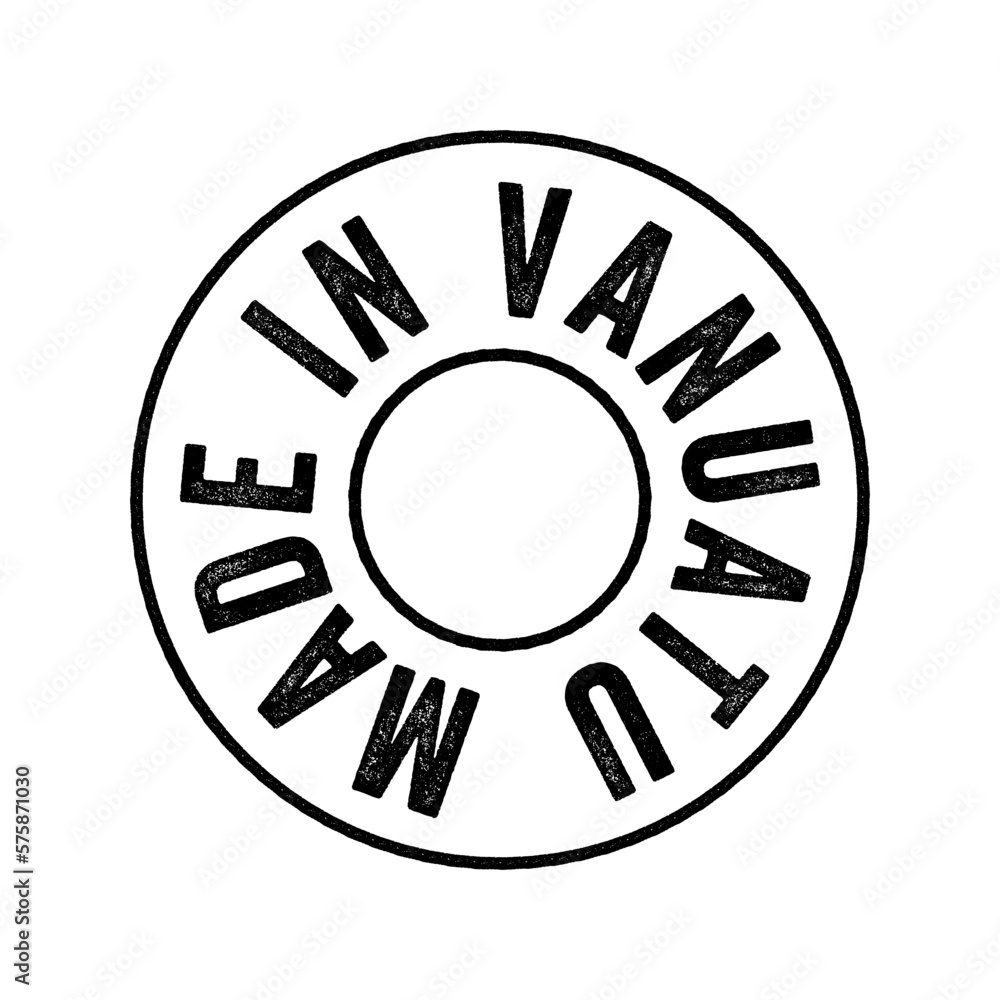 Made in Vanuatu text emblem stamp, concept background Made in Vanuatu text emblem stamp, concept background
