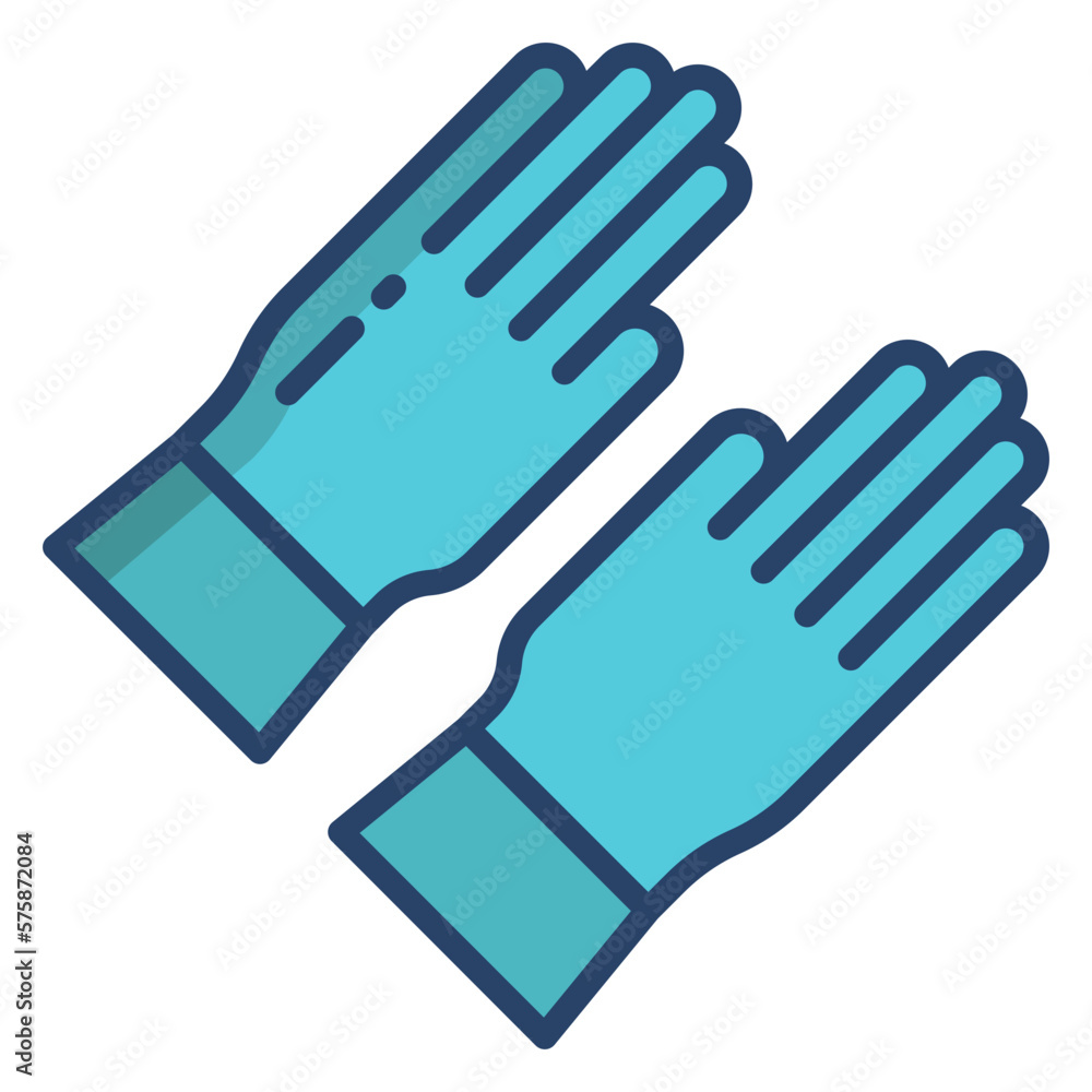 Fototapeta premium Rubber Gloves icon