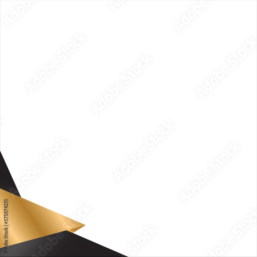 Free Download Black And Gold Corner - GFXLoad