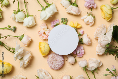 Wallpaper Mural Concept of greeting, 8 march, Women's day, space for text Torontodigital.ca