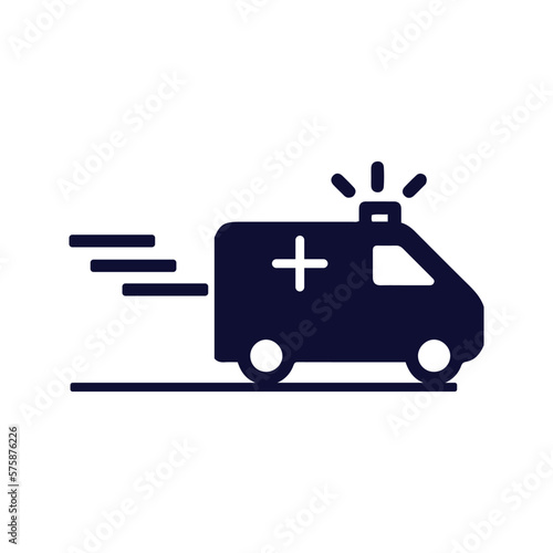 fast ambulance service icon