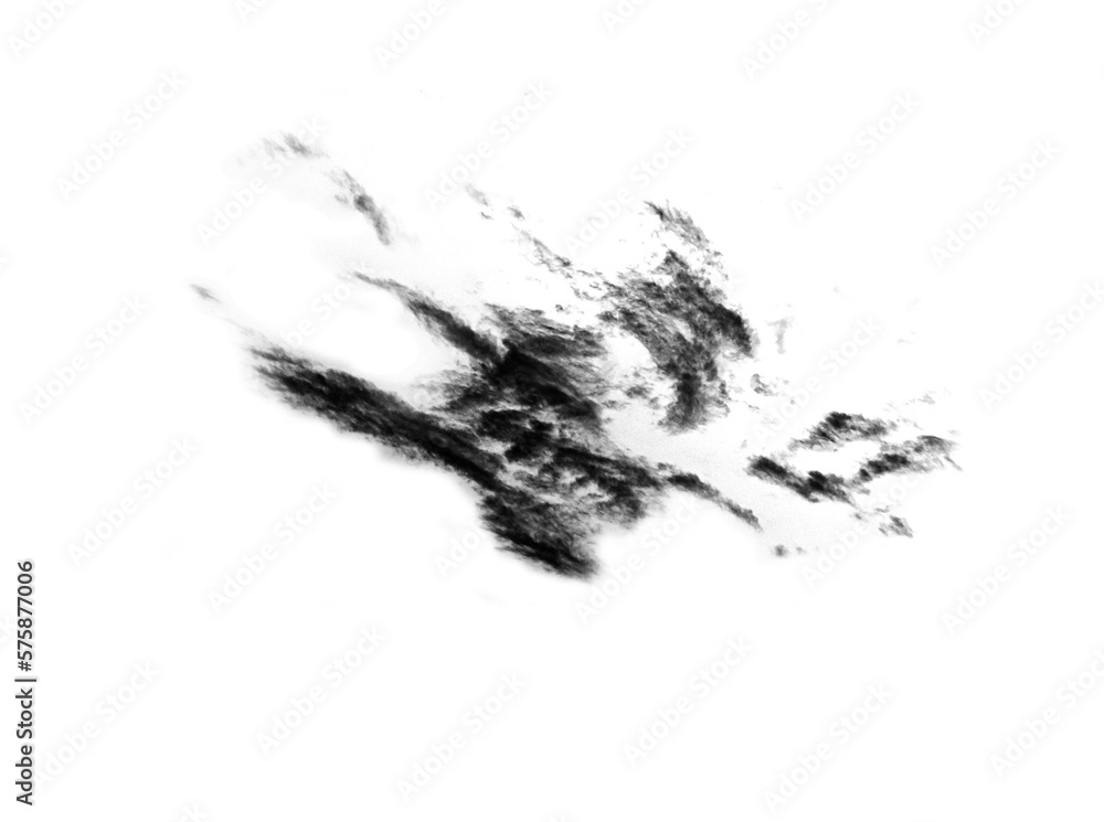 Black smoke cloud, fog or smokey flare and realistic vector of steam or gas, mist explosion with a powder spray and a design element texture isolated on a transparent and png background Black smoke cloud, fog or smokey flare and realistic vector of steam or gas, mist explosion with a powder spray and a design element texture isolated on a transparent and png background