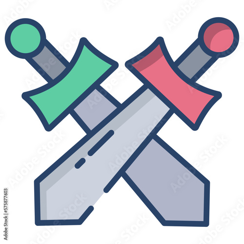 Broad Swords Crossed icon