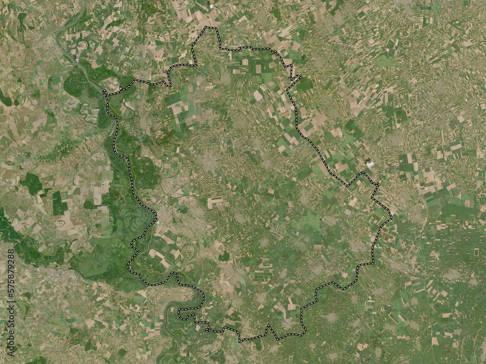 Zapadno-Backi, Serbia. Low-res satellite. No legend Zapadno-Backi, Serbia. Low-res satellite. No legend