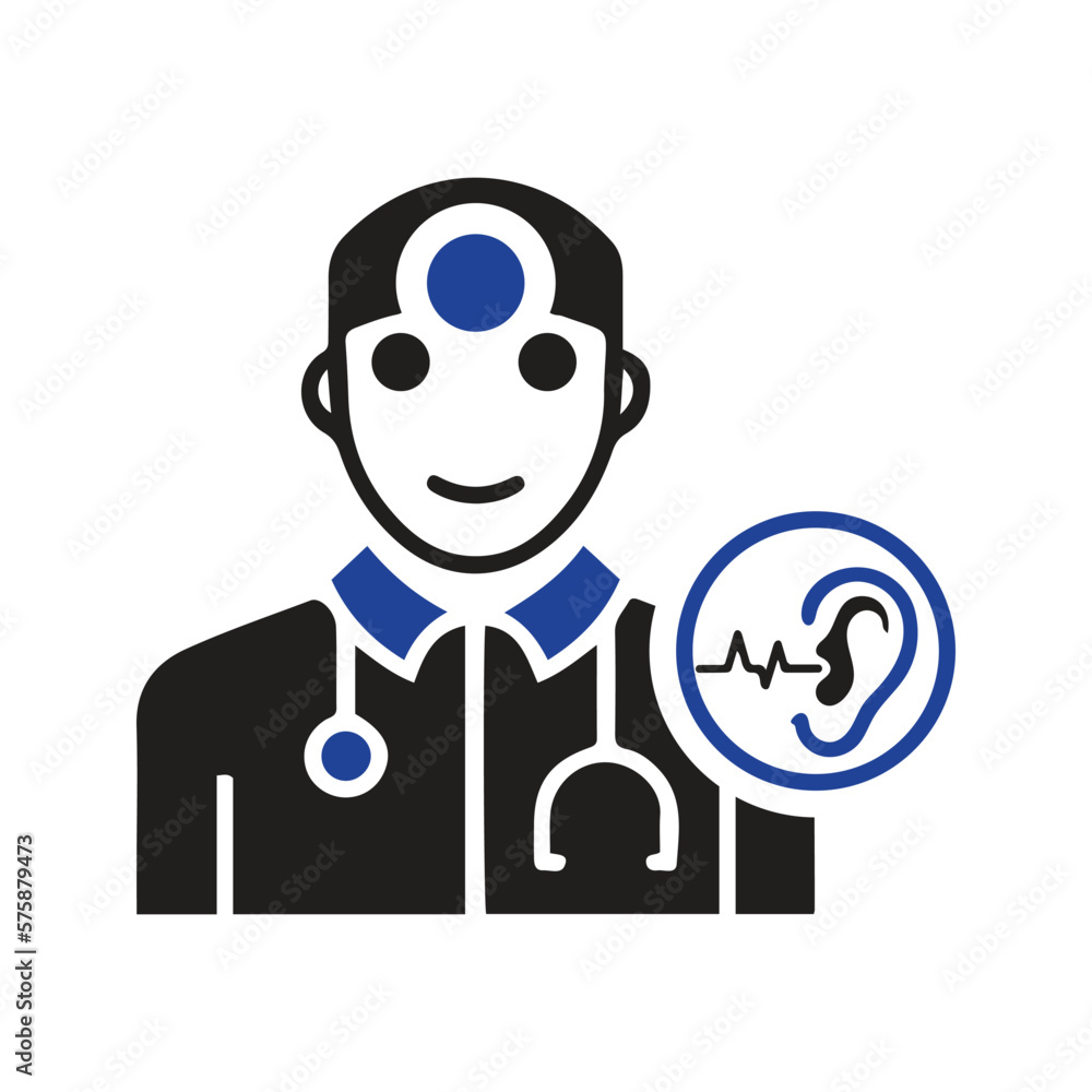 health care ear doctor icon health care ear doctor icon