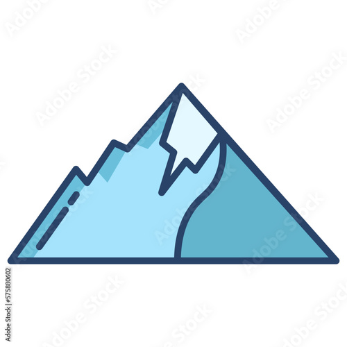 mountain valley icon