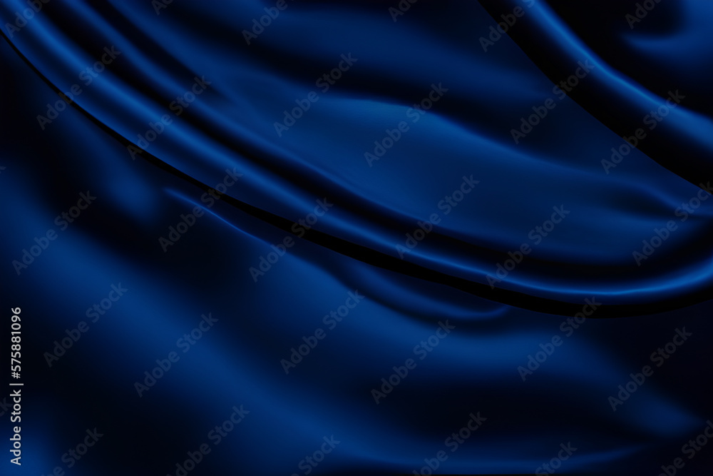 Obraz premium blue silk background