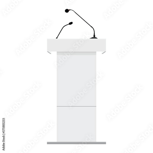 Tribune podium rostrum speech stand photo