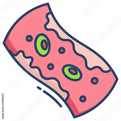 Outline Cholesterol icon